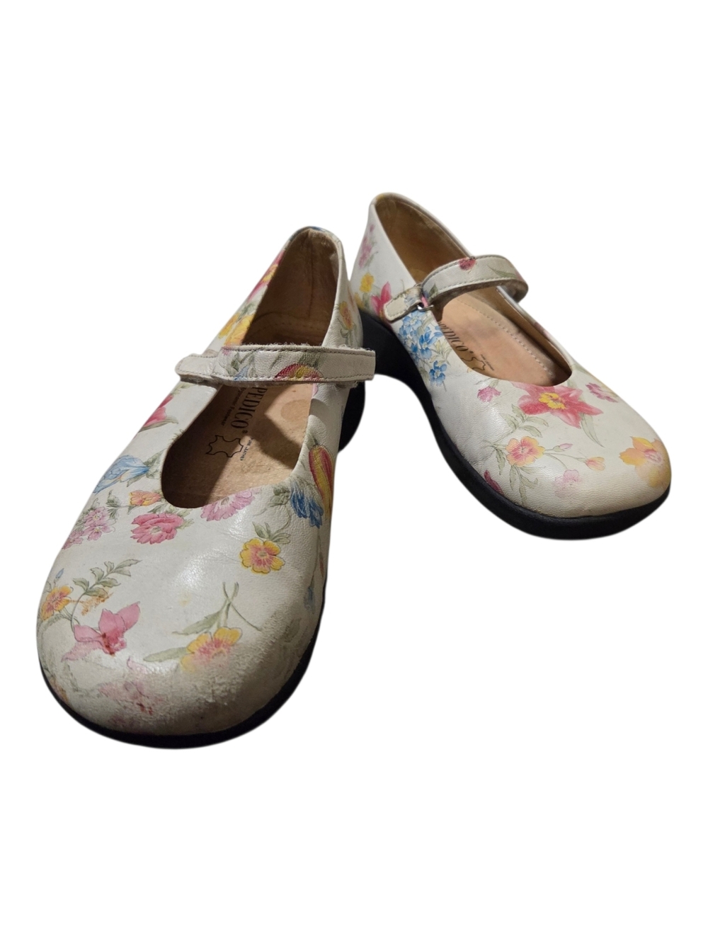 Arcopedico Scala Mary Jane Floral Anatomical Footbed Size 37